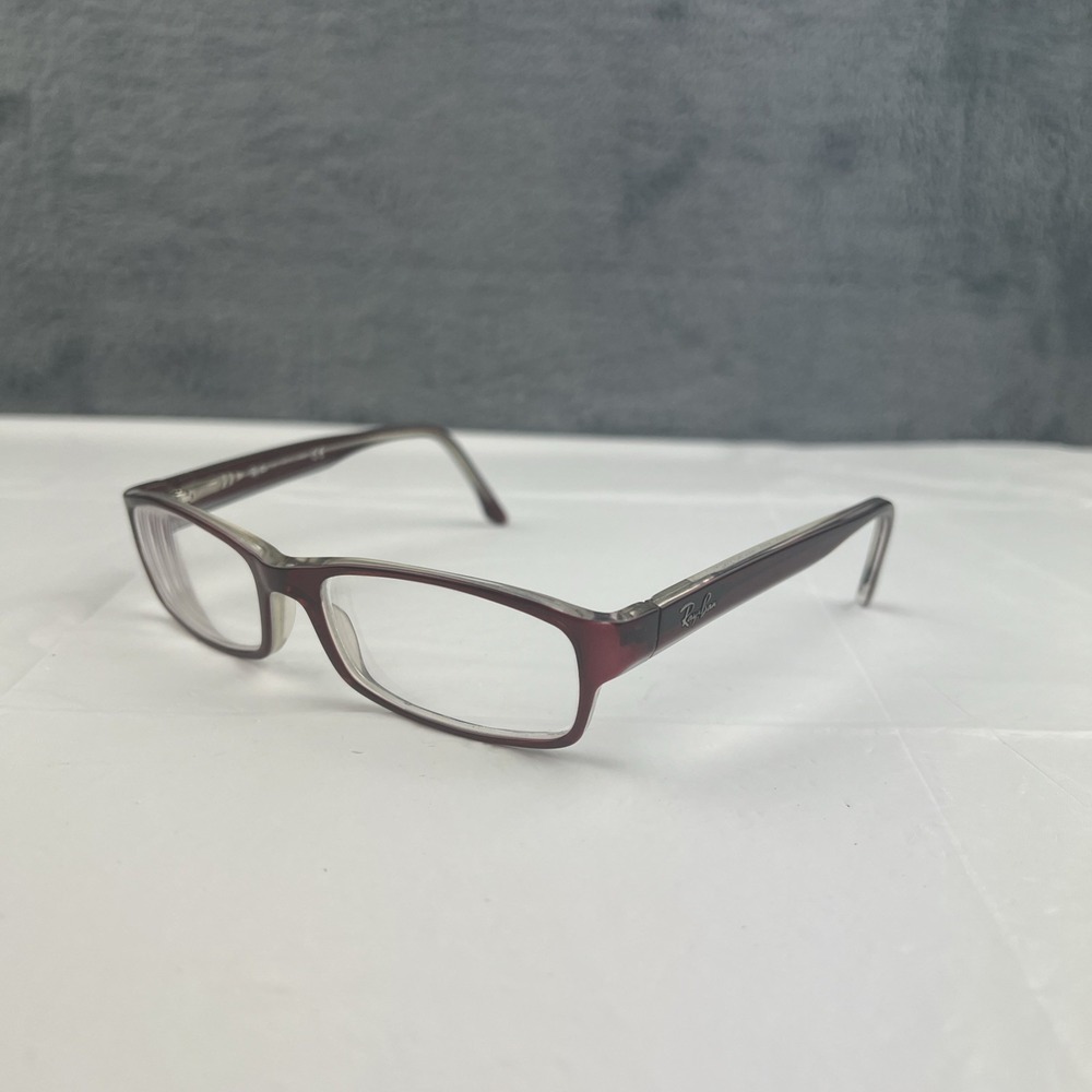 Ray-Ban RB5114 5112 Large Burgundy Rectangular Frame Only Eyeglasses 52-16 135
